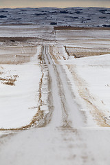 Image showing Prairie Landscape in winter