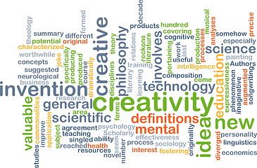 Image showing Creativity background concept