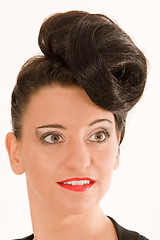 Image showing Extremely fashionable hairstyle