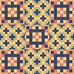 Image showing Seamless pattern. Mosaic. 