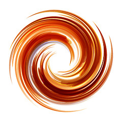 Image showing Colorful abstract icon. Dynamic flow illustration. 