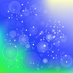 Image showing Abstract Blue Background