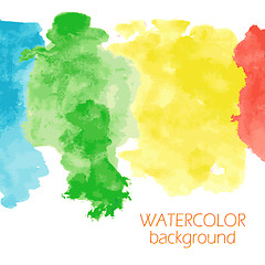 Image showing Watercolor background. Vector illustration