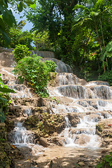 Image showing Jamaica. Dunn\'s River Falls.