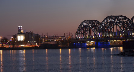 Image showing Riga Railway Bridge