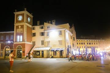 Image showing Tourists on streets of Rovinj
