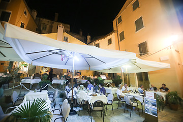 Image showing People sitting in restaurant 