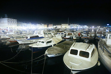 Image showing Marina and seafront in Rovinj