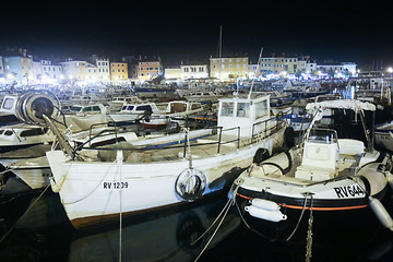 Image showing Boat marina in Rovinj