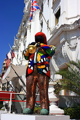 Image showing Jazzman statue