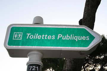 Image showing Toilettes Publiques