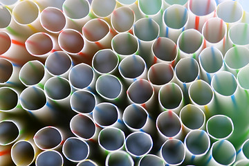 Image showing Drinking Straw Abstract