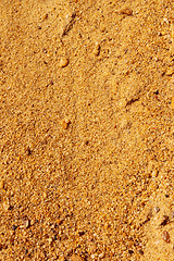 Image showing Yellow sand with small stones