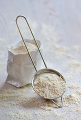 Image showing Oatmeal flour