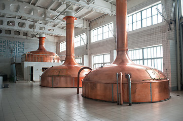 Image showing Brewing production 