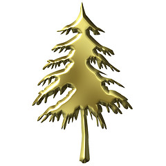 Image showing 3D Golden Tree