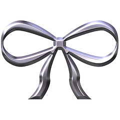 Image showing 3D Silver Bow