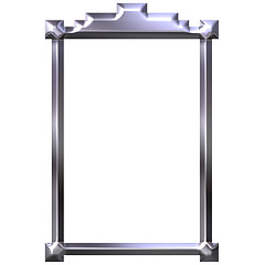 Image showing 3D Silver Frame