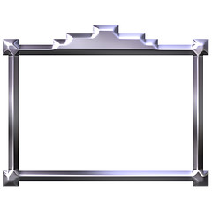 Image showing 3D Silver Frame