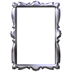 Image showing 3D Silver Frame