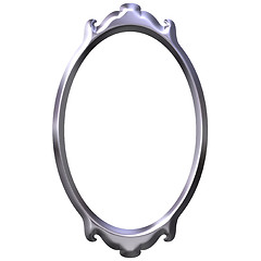 Image showing 3D Silver Frame