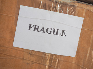 Image showing Fragile sign