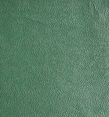 Image showing Green leatherette background