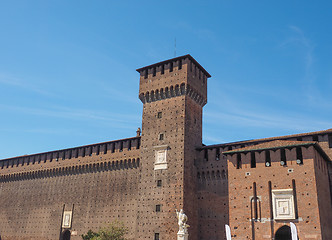 Image showing Castello Sforzesco Milan