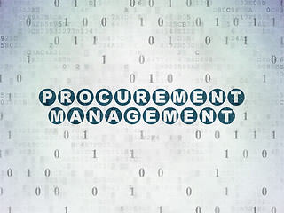 Image showing Business concept: Procurement Management on Digital Paper background
