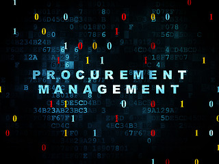Image showing Business concept: Procurement Management on Digital background