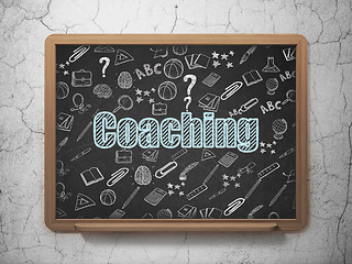 Image showing Education concept: Coaching on School Board background