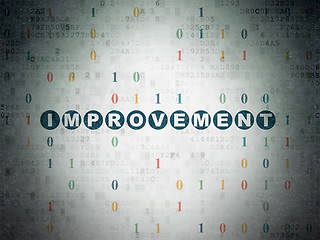 Image showing Business concept: Improvement on Digital Paper background