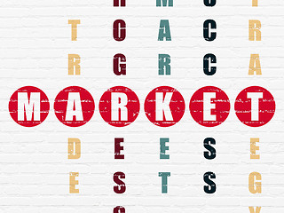 Image showing Finance concept: word Market in solving Crossword Puzzle
