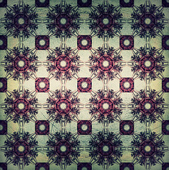 Image showing old floral grunge wallpaper background