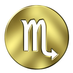 Image showing 3D Golden Scorpio