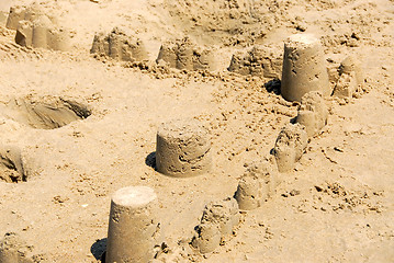 Image showing Sand castle