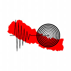 Image showing Nepal Earthquake Tremore