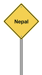 Image showing Nepal Warning Sign