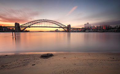 Image showing Sunrise Sydney cityscape Australia