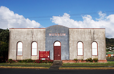 Image showing Thames School of Mines and Mineralogical Museum in Thames, NZ.