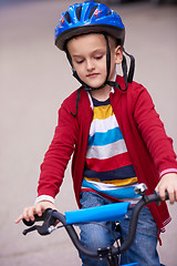 Image showing boy on the bicycle at Park