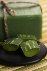 Image showing aloe vera soap