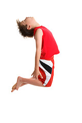 Image showing jumping active boy