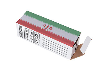Image showing Concept of export - Product of Iran