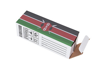 Image showing Concept of export - Product of Kenya