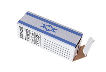 Image showing Concept of export - Product of Israel