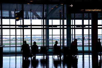 Image showing People airport