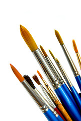 Image showing Paintbrushes on white