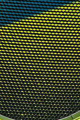 Image showing yellow black patterns with a diagonal across the top