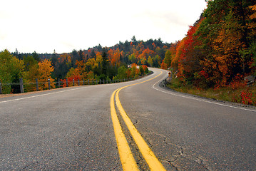 Image showing Fall highway